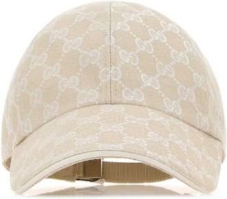 Gucci Beige Signaure Pattern Baseball Cap