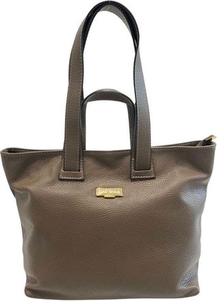 Baldinini Brown Cowhide Clutch Womens Bag