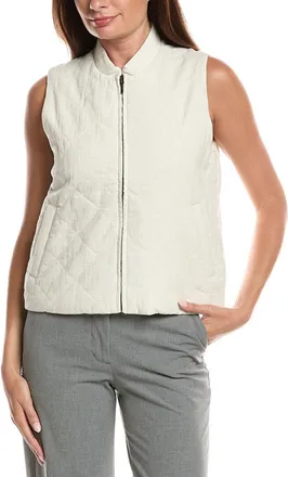 Eileen Fisher Eileen Fisher Petite Stand Collar Vest