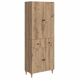 vidaXL Juego De Armarios 2 Uds. Roble Artisan Madera De Ingenier&iacute;a Vidaxl
