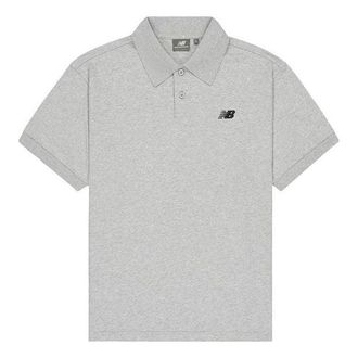 New Balance Cotton Polo Shirt Asia Sizing Grey NFE21011-MGR