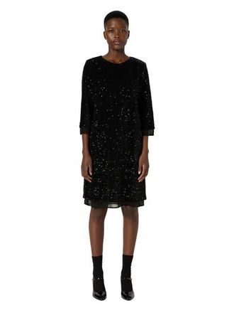 Gerard Darel Liora Sequin Dress in Black at Nordstrom, Size 6