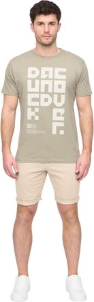 Duck and Cover Heren Moreshore Chino Korte Broek (Steen)