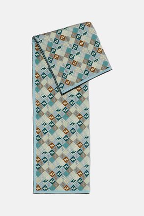 Fendi Foulard Stampa Ff Grid
