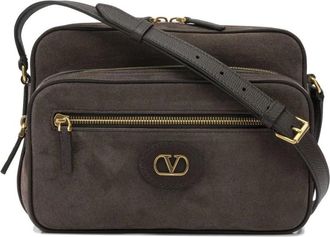 Valentino Garavani Dames, Tassen, Bruin, Maat: ONE Size Su&egrave;de