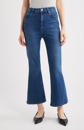 Frame Denim The Reboot High Waist Crop Flare Jeans in Sonnet at Nordstrom, Size 29