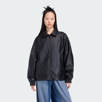 adidas Womens adidas Santiago Pleather Jacket