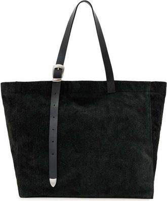 AllSaints Haven Leather Tote in Black at Nordstrom