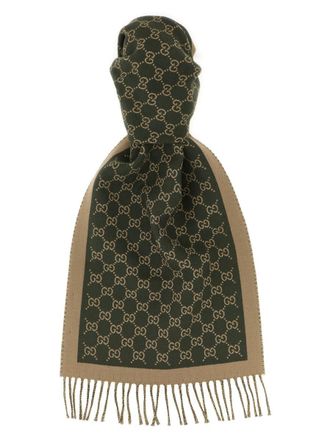 Gucci Gg Jacquard Scarf