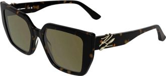 Karl Lagerfeld Kl 6221S Zonnebril - Dames - Zonnebrillen - Bruin - 53 MM - Accessoires