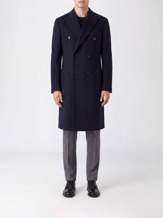 Emporio Armani Coat Men color Blue
