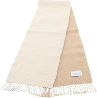 Loewe Pre-owned Scarves, female, Beige, Size: ONE SIZE Pre-owned Stole
