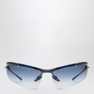 Balenciaga Cat-Eye Boomerang Mirror Blue sunglasses