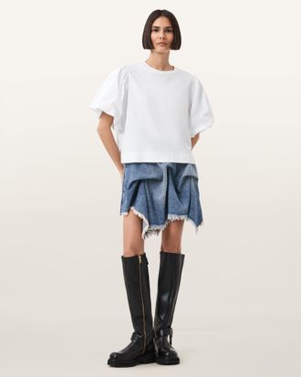 AllSaints Crissy Denim Mini Skirt