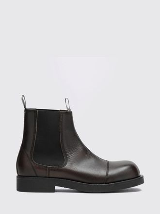 Maison Margiela Stivaletti Chelsea in pelle di vitello con logo stitch