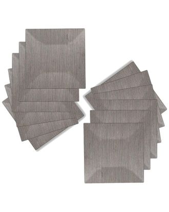 American Atelier Dnu American Atelier Set Of 12 Pine Square Charger Plates