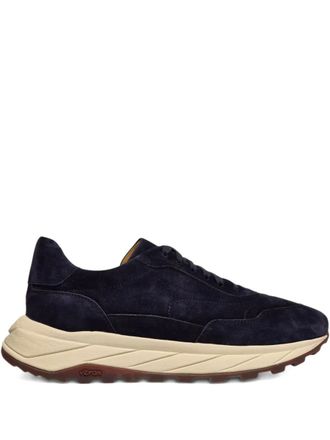 Henderson Baracco suede leather sneakers - Blue