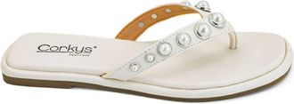 Corkys Footwear Womens Jump In Sandals In White