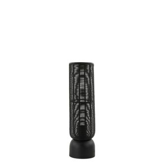 Light & Living L&aacute;mpara De Mesa - Lezuza - Negro - Metal - E27 - - Light&living