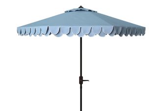 Safavieh Sombrilla de metal azul