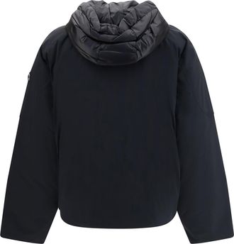 Moose Knuckles Womens Tegan Bomber Down Jacket Black