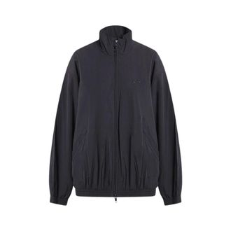 Balenciaga Chaqueta Bomber Ligera con Capucha - Jackets - Mujer - Negro - S