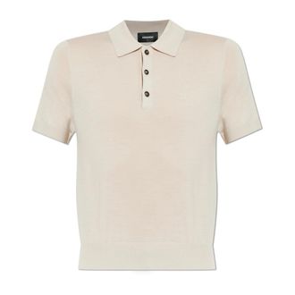 Dsquared2 Tops, Heren, Beige, 3Xl, Wol, Wollen coltrui