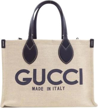 Gucci Bolso Tote Vintage Pre-owned - Pre-owned - Mujer - Beige - ONE SIZE