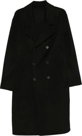 Yves Salomon Completo doppiopetto con tasche applicate - Nero