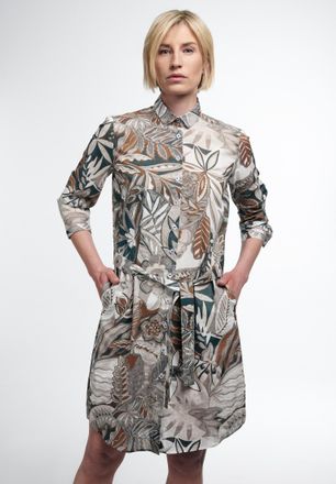 Eterna Hemdblusenkleid ETERNA LOOSE FIT, Damen, Gr. 46, Normalgr&ouml;ssen, beige, 100% Baumwolle, normal, Kleider Hemdblusenkleid