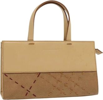 Burberry Pre-owned Handbags, female, Beige, Size: ONE SIZE Pre-owned Handbag