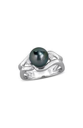 Delmar Cultured Tahitian Pearl Ring in Black at Nordstrom Rack, Size 6