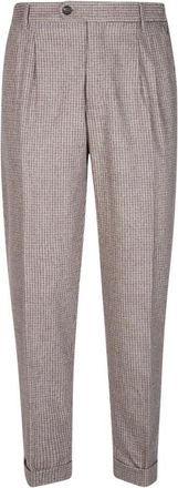 Eleventy Pantalone 2 Pences - Heren - Nette broeken - Bruin - W33 - Broeken