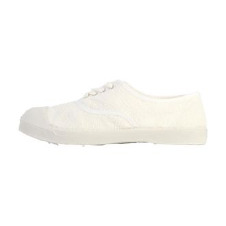 Bensimon Womens Lacet F Brod an Sneaker, Ecru, 4 UK