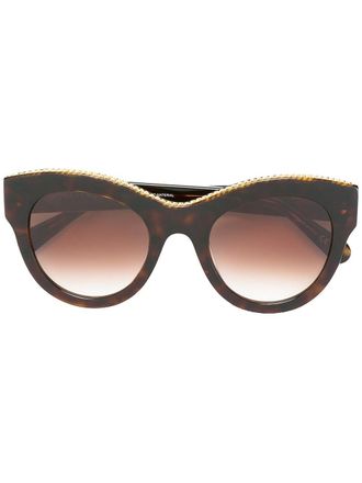 Stella McCartney Havana Oversized sunglasses - Black