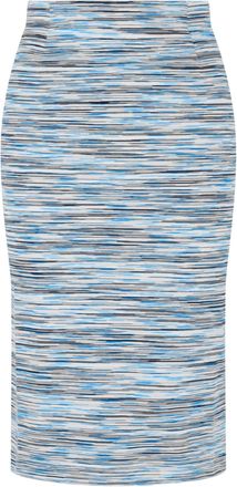 M Missoni Striped Print Pencil Skirt