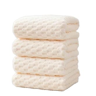 OEM Set Di 4 Asciugamani Beige Morbidissimi E Altamente Assorbenti, 70x140 Cm