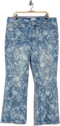 Seven 7 Tummyless Floral Bootcut Jeans in Pathway Floral at Nordstrom Rack, Size 24W