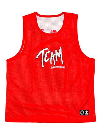 Chrome Hearts crew-neck tank top - men - Mesh - M - Red