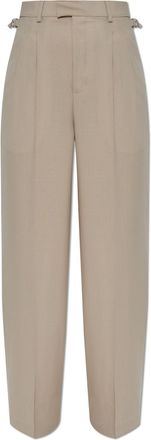 Ami Wool Trousers With Pleats