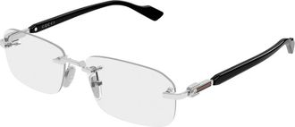 Gucci Eyeglasses - Heren - Accessoires - Grijs - Maat: 56 MM