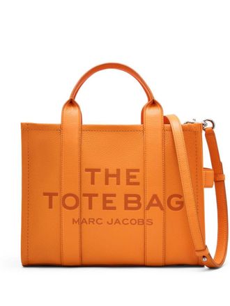 Marc Jacobs The Medium leren shopper - Oranje