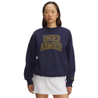 Under Armour Dames/Dames Varsity Sweatshirt (Marine/Goud)