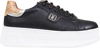 Alviero Martini 1A Classe Schoenen, Dames, Zwart, 38 EU, Platform Sneakers