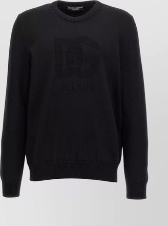 Dolce & Gabbana virgin wool regular-fit intarsia jumper