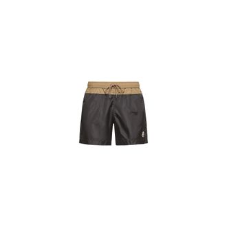 Moncler Moncler Contrast Swim Shorts, Men, Black, Size: Xxl