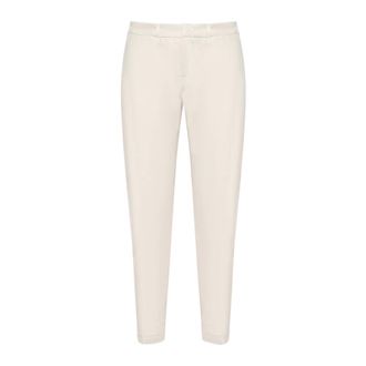 Fay Slim-fit Trousers, male, Beige, Size: W32 Capri Classico TC F.do 18.5