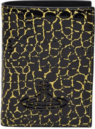 Vivienne Westwood Accessoires, Dames, Geel, ONE Size, Leer, Billfold Portemonnee