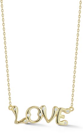 Glaze Jewelry Sterling Silver Groovy Love Necklace
