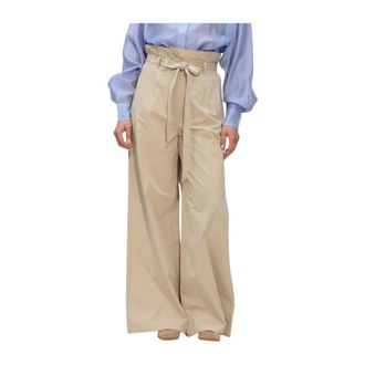 Copenhagen Muse Dames Broeken Cmgina-pants - Dames - Broeken - Beige - Maat: L
